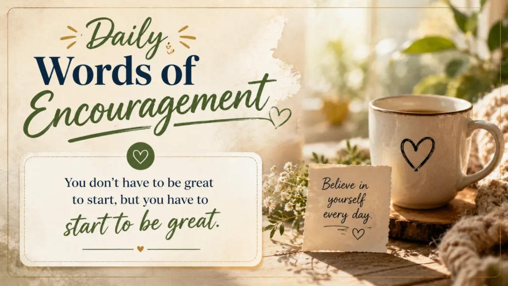 Daily Words of Encouragement
