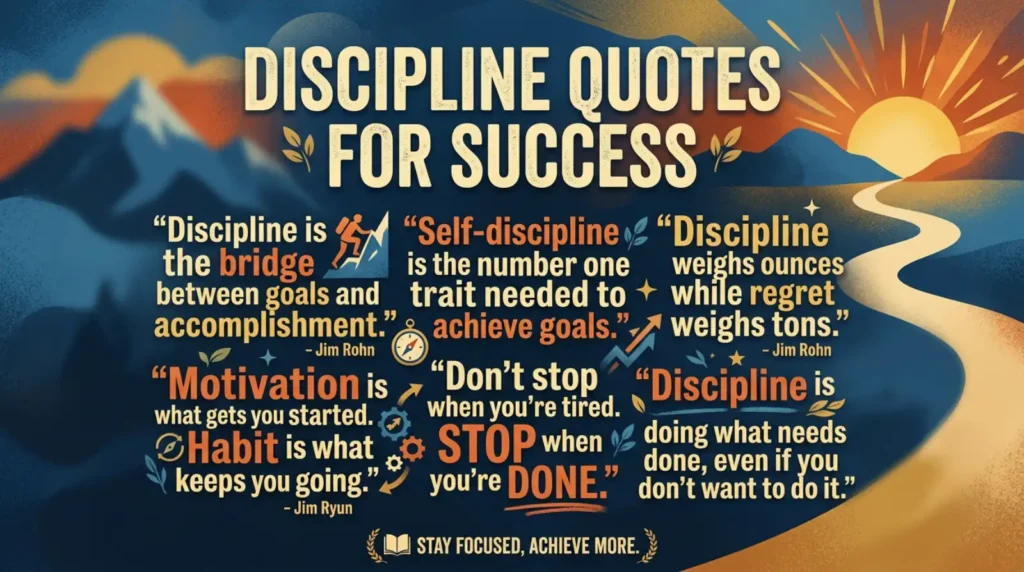 Discipline Quotes for Success