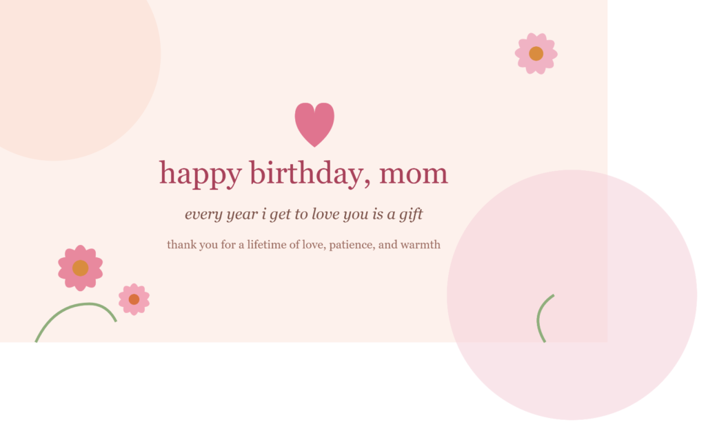 Emotional Birthday Wishes for Mom