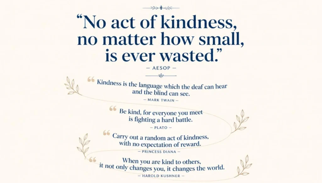 Famous Kindness Quotes