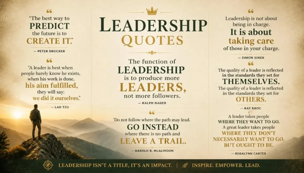 Famous Leadership Quotes