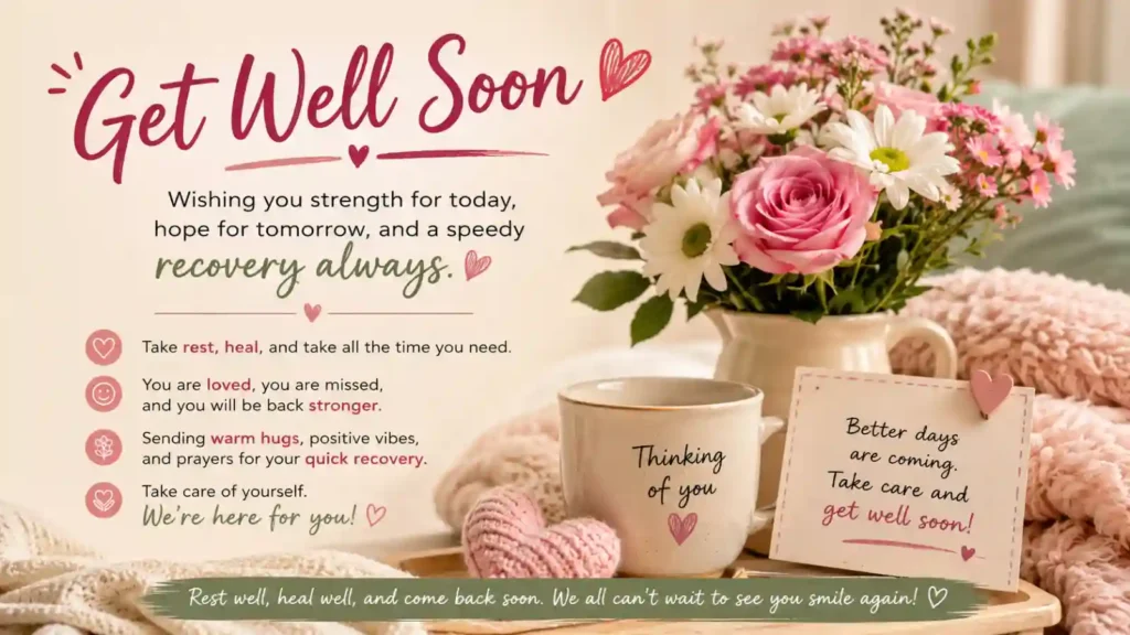 Get Well Soon Messages for a Loved One