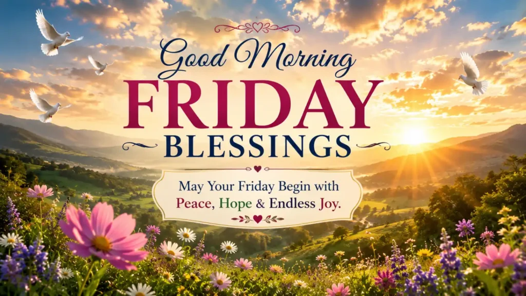 Good Morning Friday Blessings