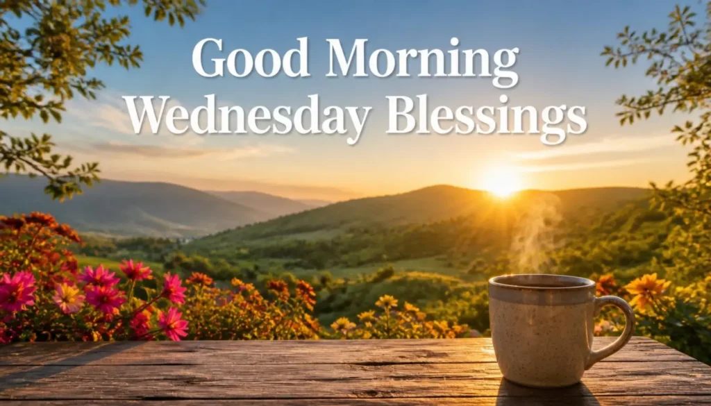 Good Morning Wednesday Blessings
