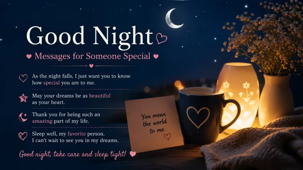 Good Night Messages for Someone Special