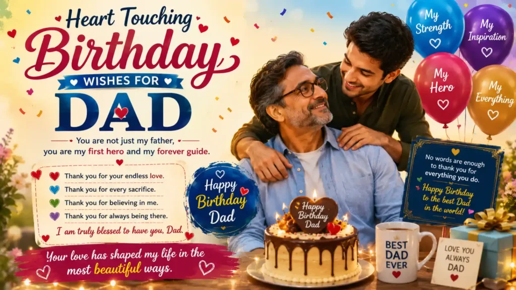 Heart Touching Birthday Wishes for Dad