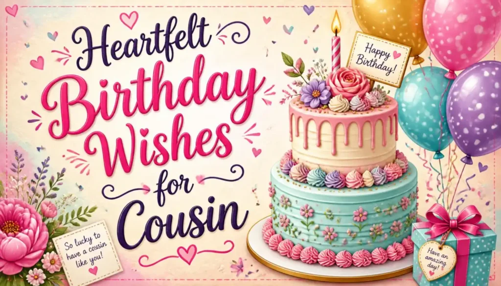 Heartfelt Birthday Wishes for Cousin