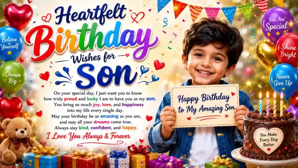 Heartfelt Birthday Wishes for Son