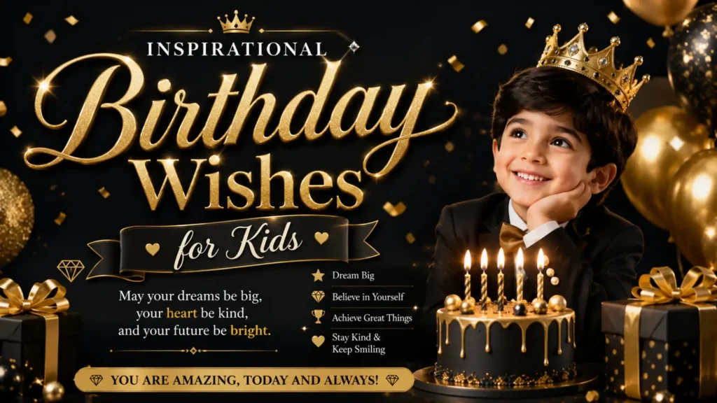 Inspirational Birthday Wishes for Kids