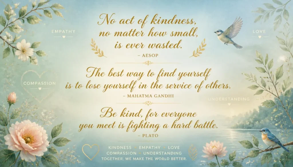 Kindness Quotes for Life