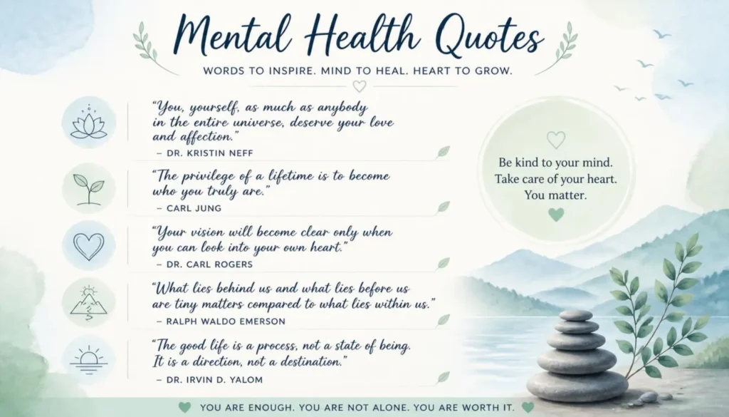 Mental Health Quotes by Psychologists