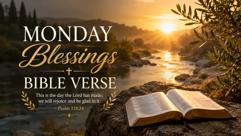 Monday Blessings Bible Verse