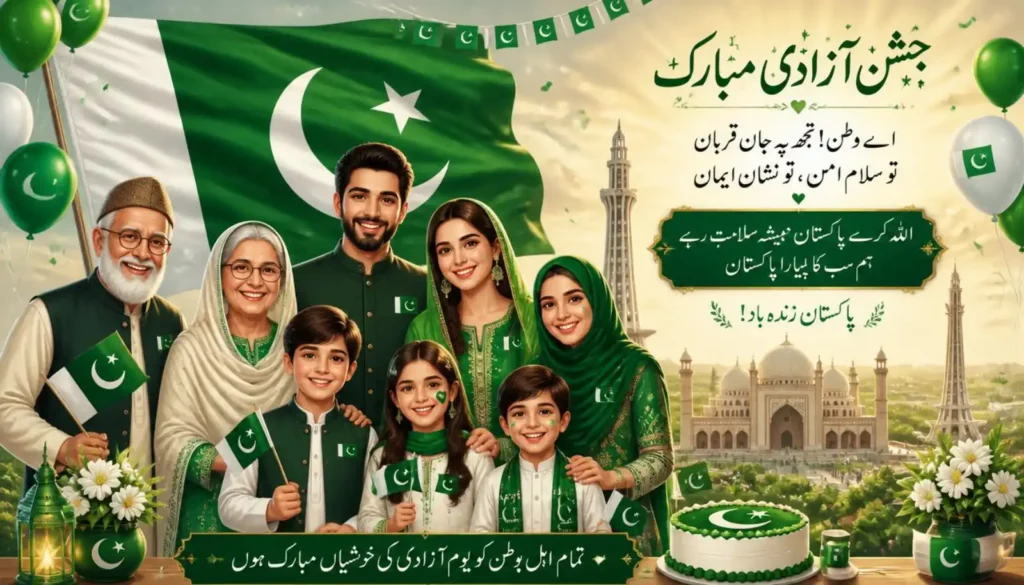 Pakistan Independence Day Wishes for Family