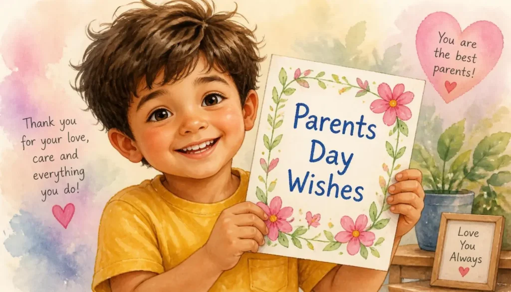 Parents Day Wishes from Son