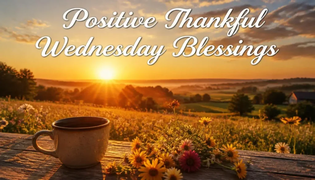 Positive Thankful Wednesday Blessings