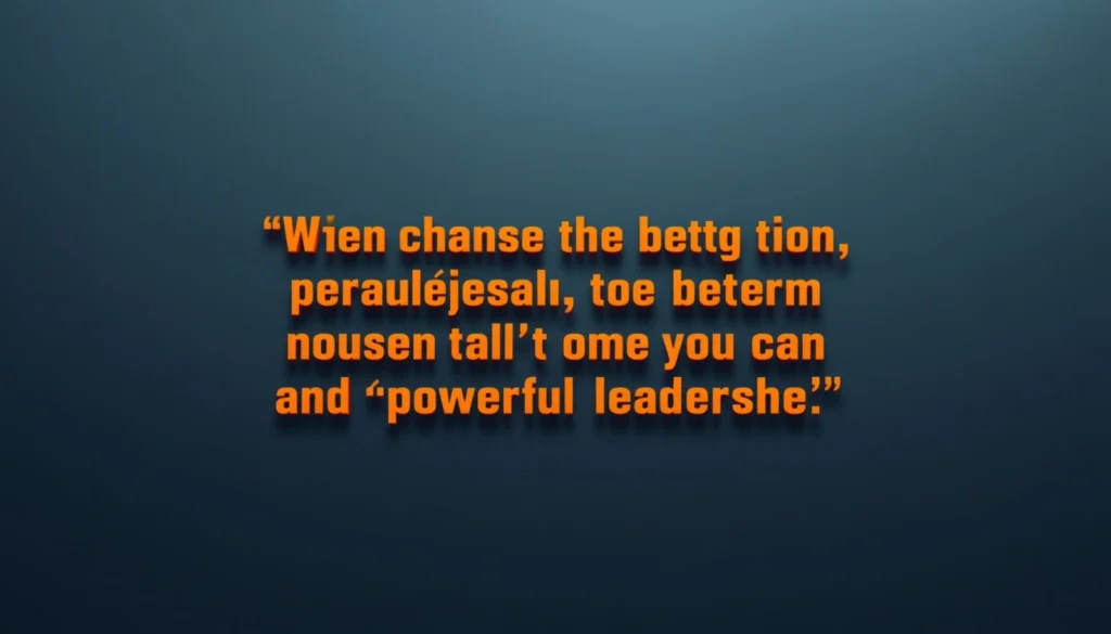 Powerful Leadership Quotes