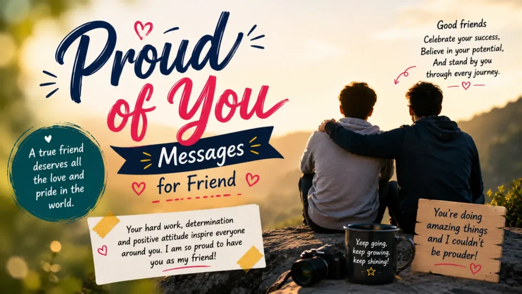 Proud of You Messages for Friend
