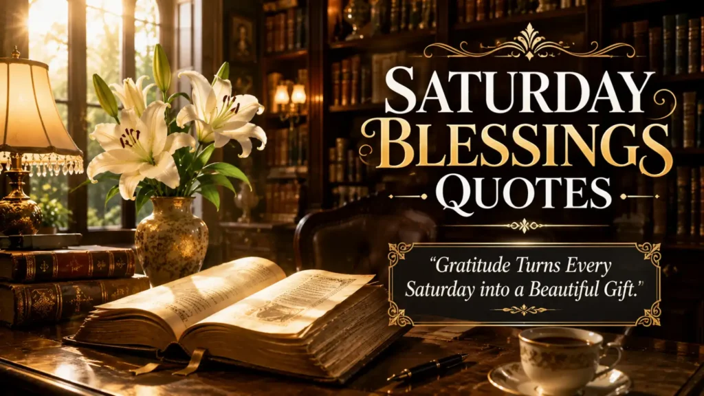 Saturday Blessings Quotes