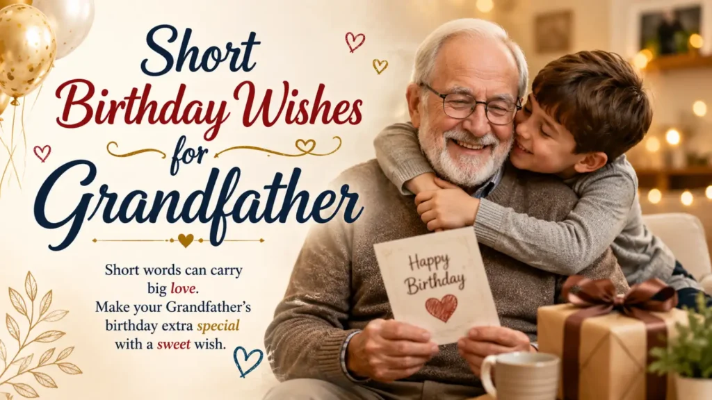 Short Birthday Wishes for Grandfather