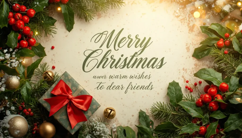 Short Christmas Wishes for Friends