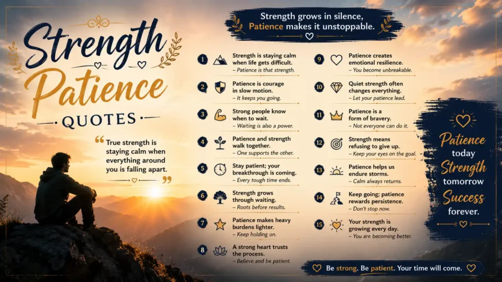 Strength Patience Quotes