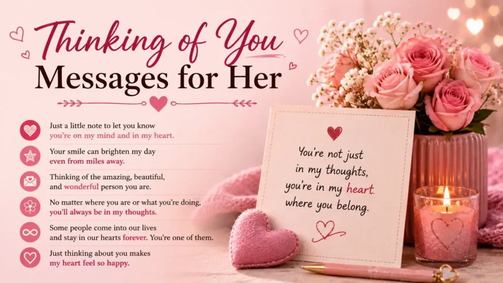 Thinking of You Messages for Her