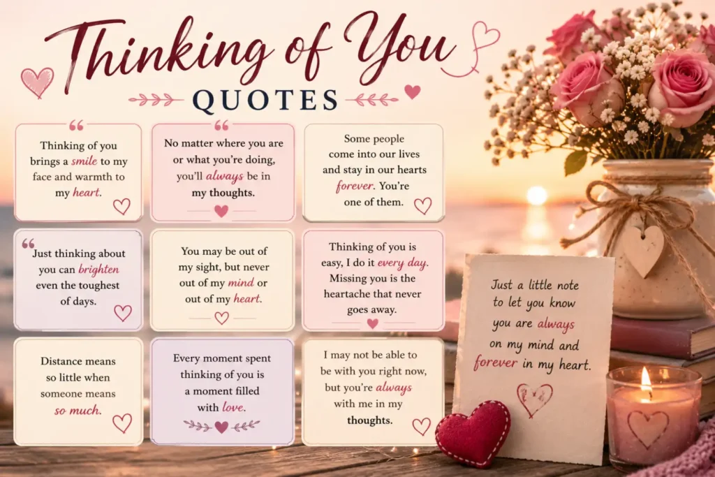 Thinking of You Quotes