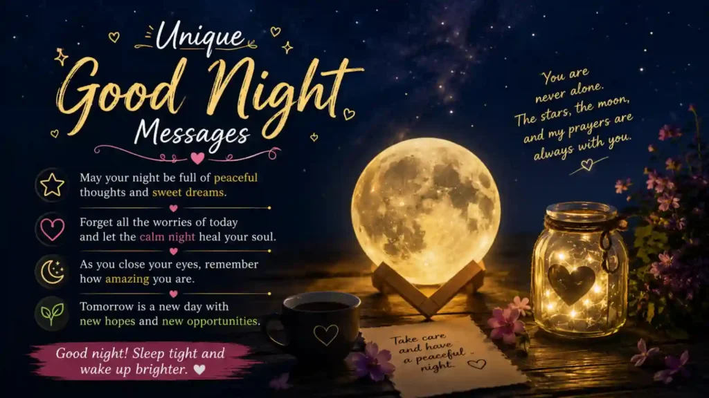 Unique Good Night Messages