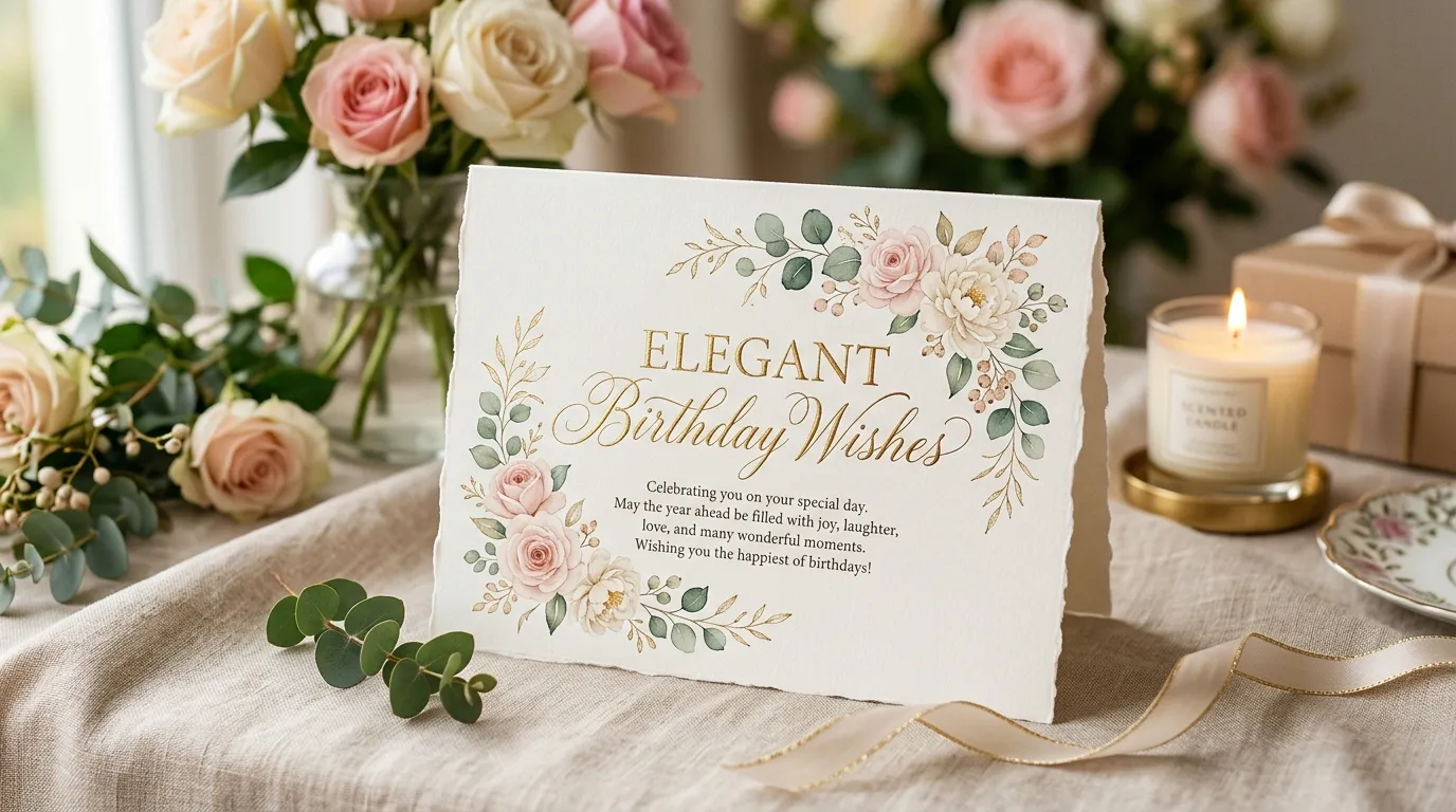Elegant Birthday Wishes