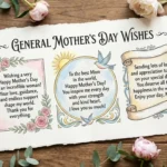 General Mothers Day Wishes