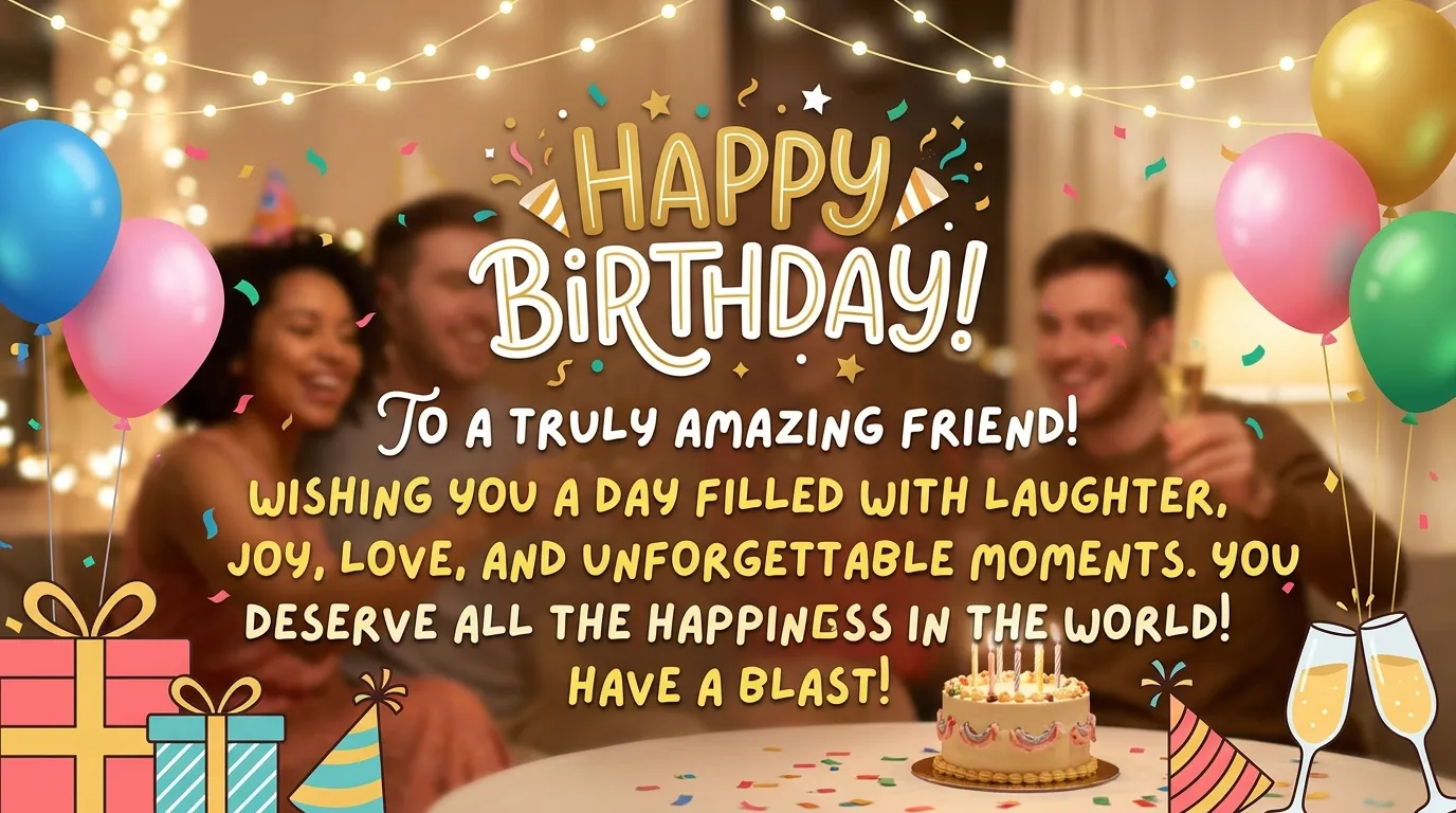 birthday wishes friend text