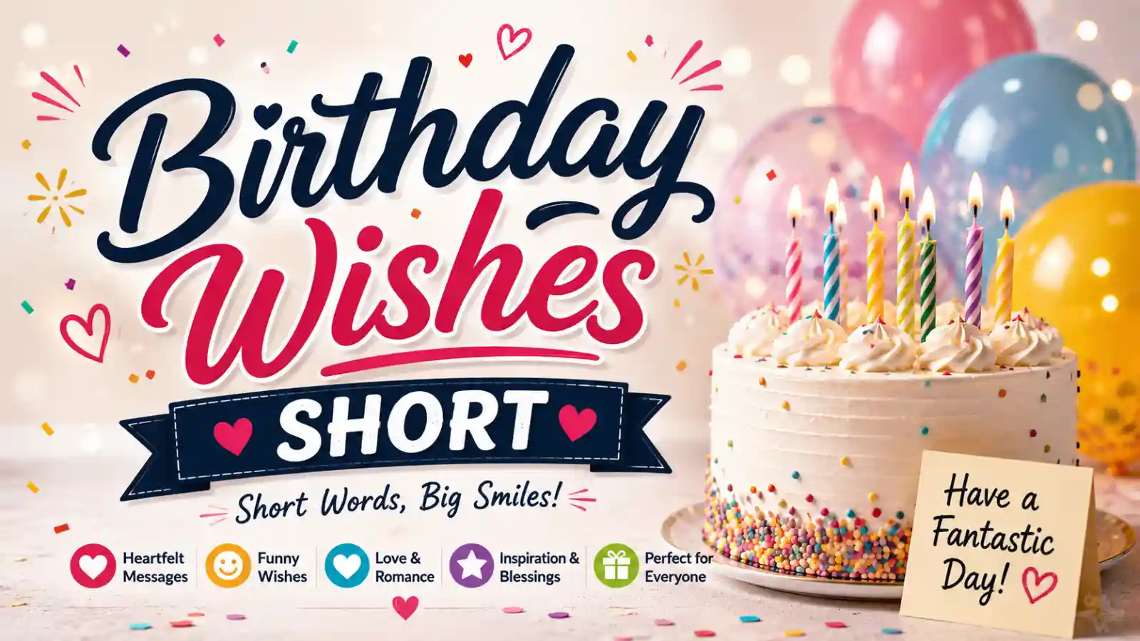 Birthday Wishes Short