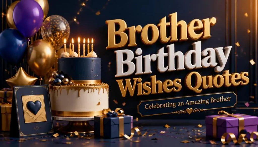 Brother Birthday Wishes Quotes