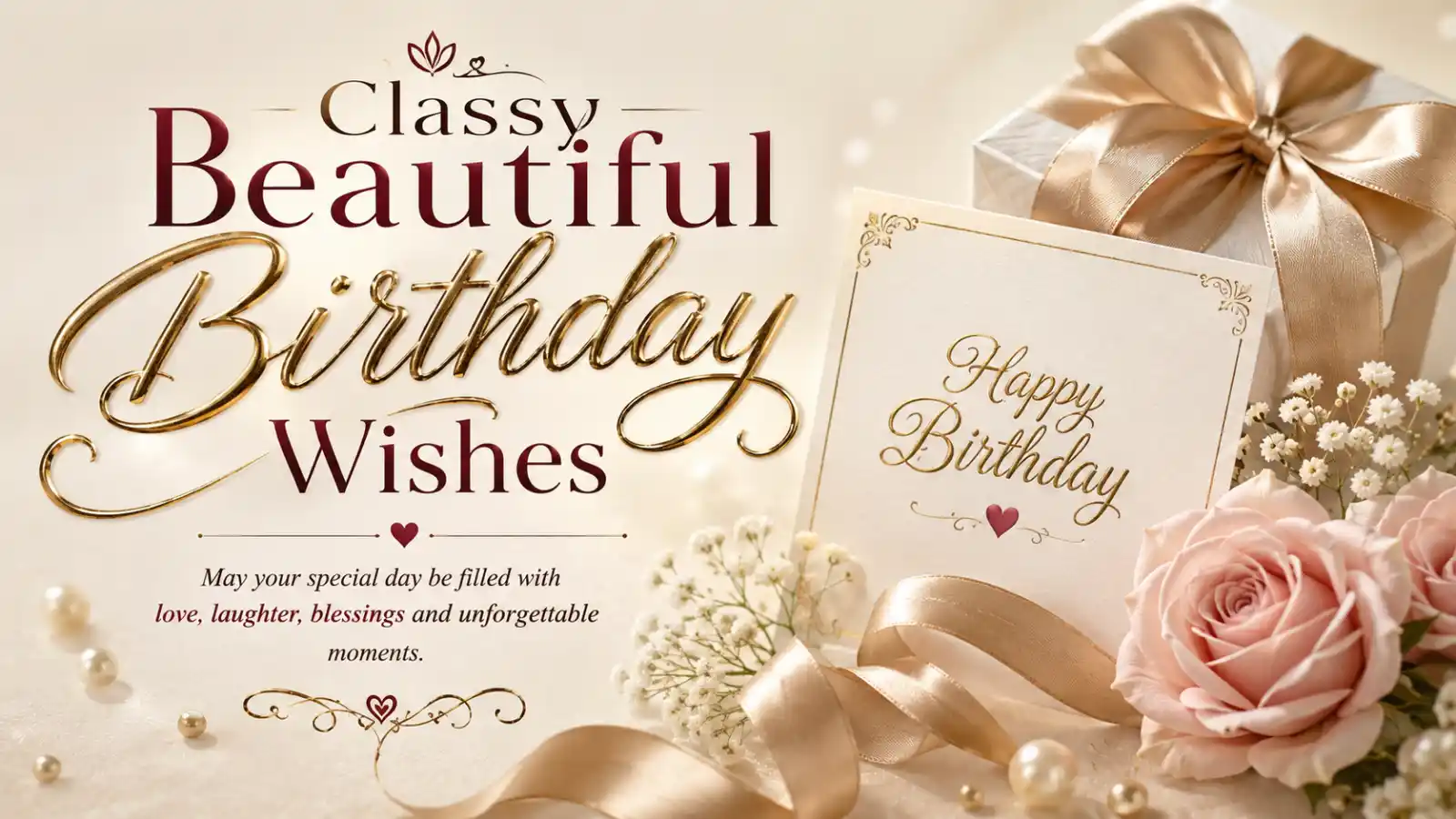 Classy Beautiful Birthday Wishes
