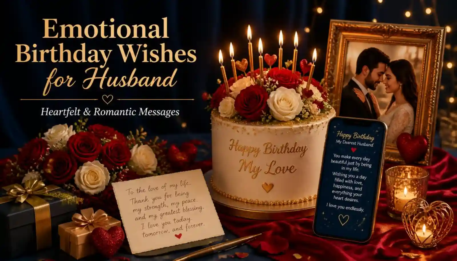 Emotional Birthday Wishes for Husband