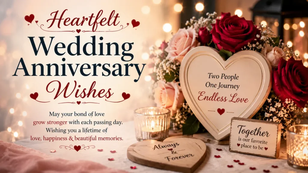 Heartfelt Wedding Anniversary Wishes