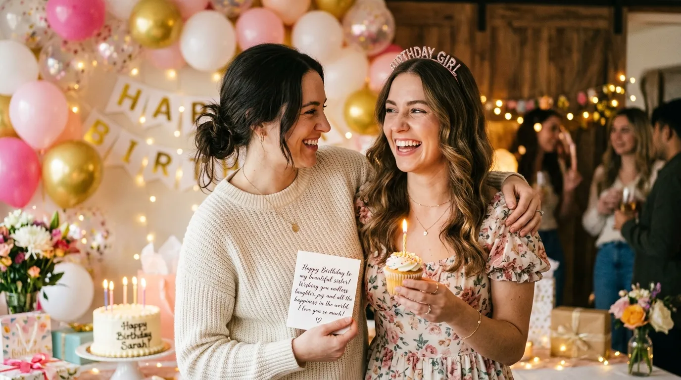 Short Birthday Wishes for Sister