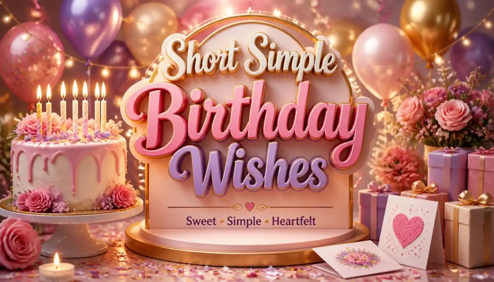 Short Simple Birthday Wishes