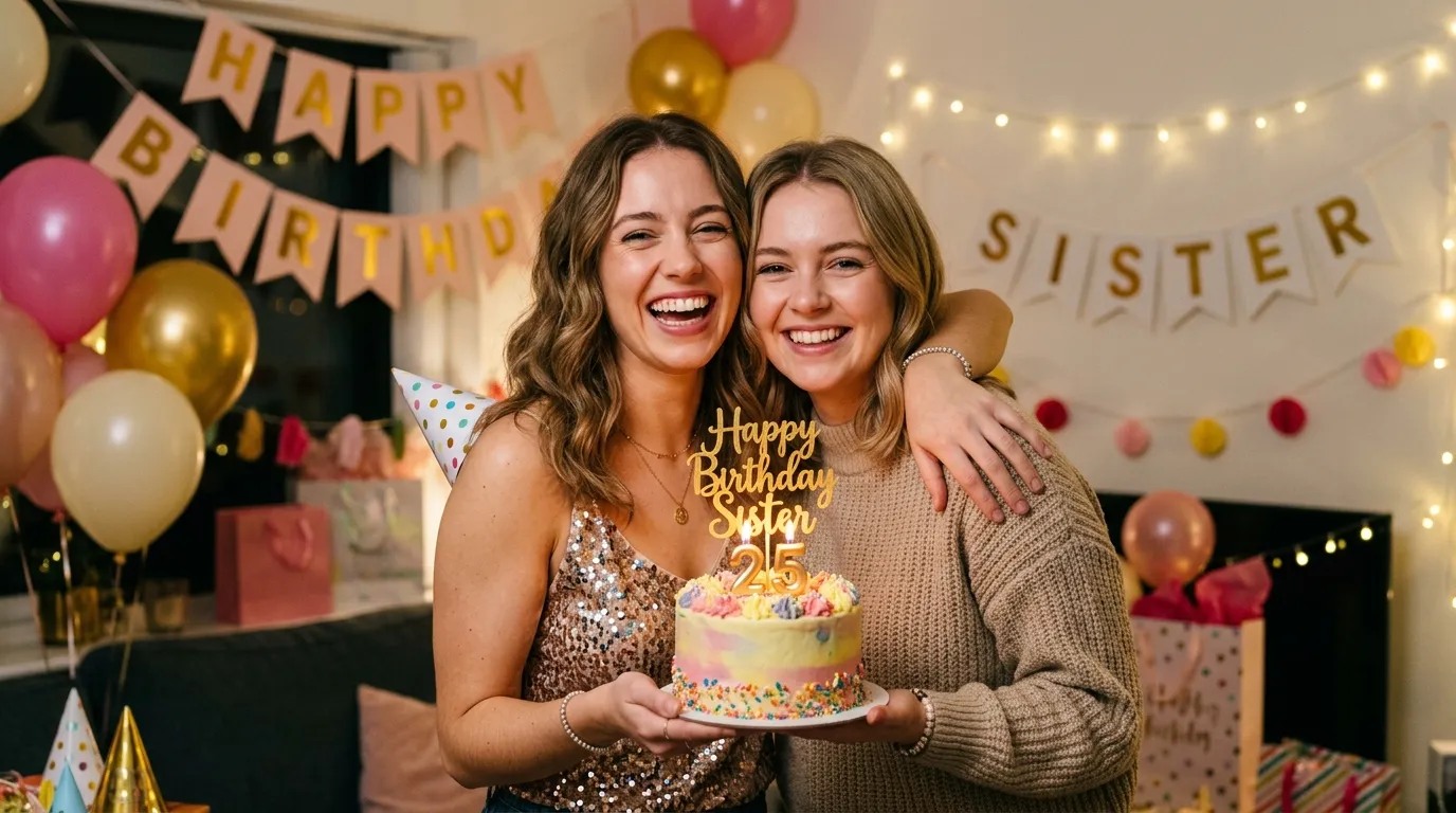 simple birthday wishes for sister