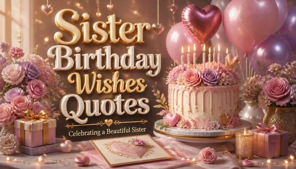 Sister Birthday Wishes Quotes