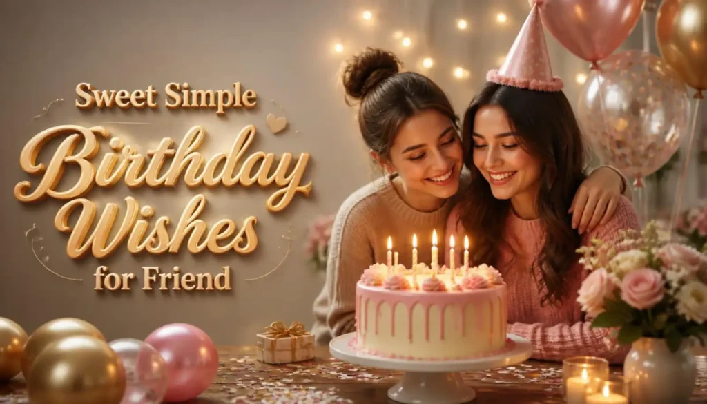 Sweet Simple Birthday Wishes for Friend