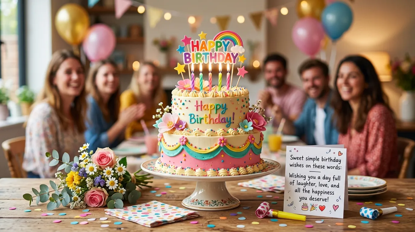 sweet simple birthday wishes