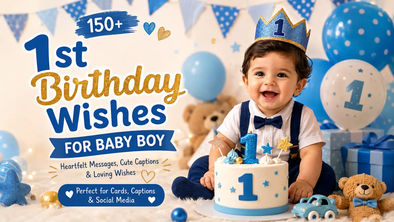 1st Birthday Wishes for Baby Boy