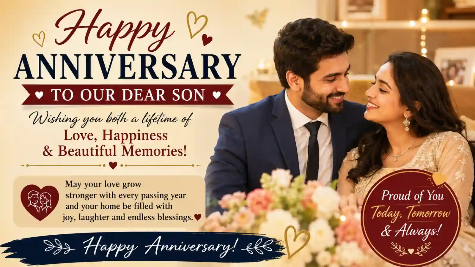 anniversary wishes for son