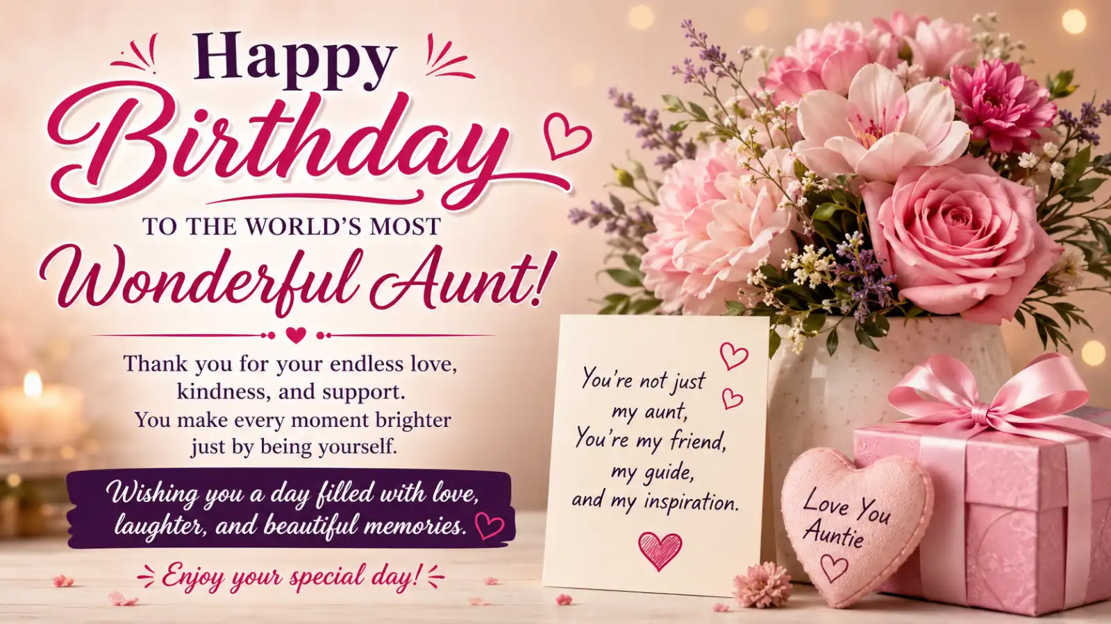 birthday wishes for aunt
