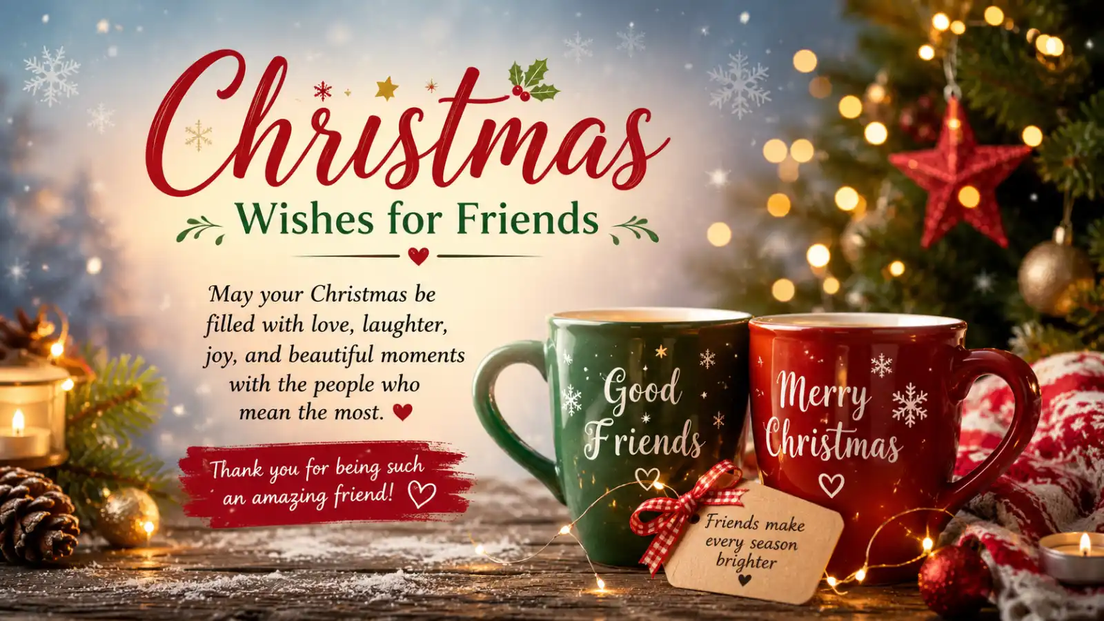 christmas wishes for friends