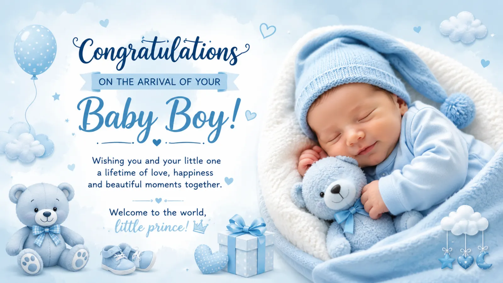 wishes for new born baby boy