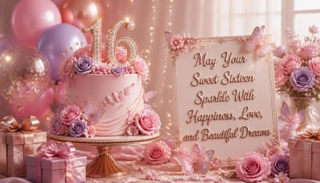 16th Birthday Wishes for a Girl