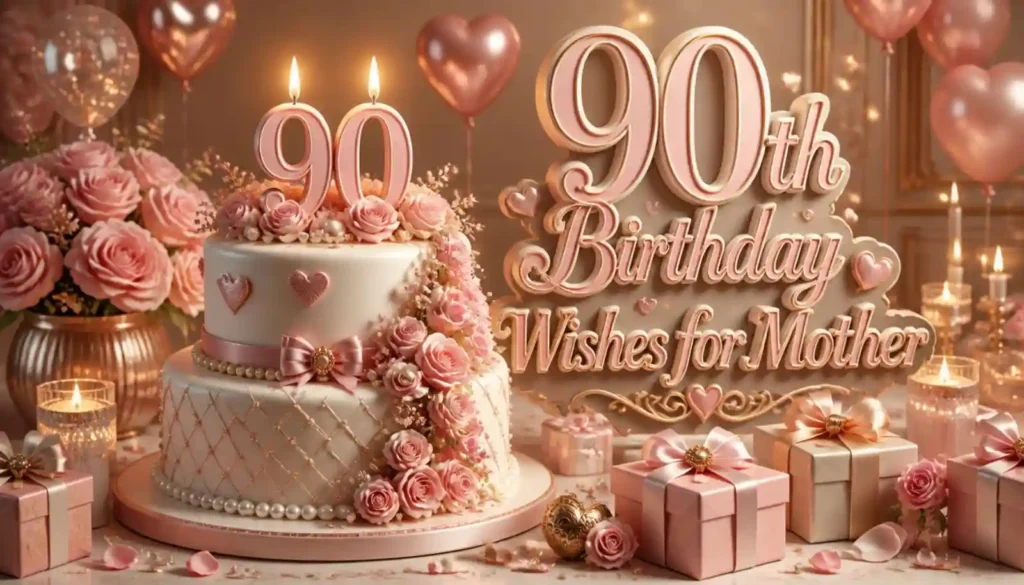 90th Birthday Wishes for Mother