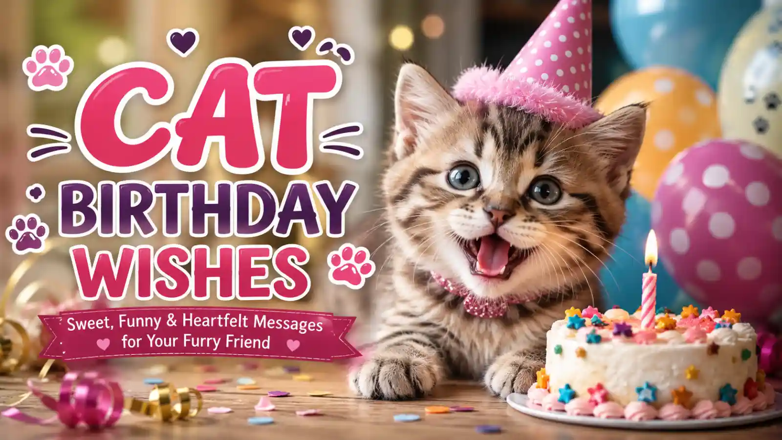 Cat Birthday Wishes